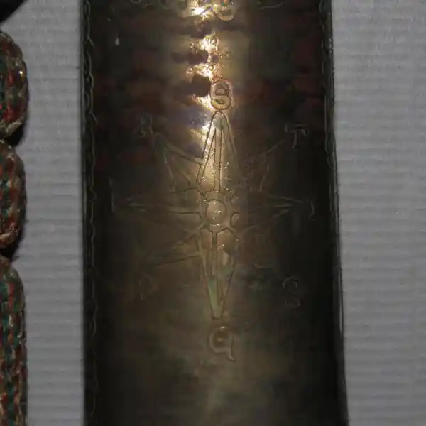 An eight-point star with a circle in the center, National Museum of Malaysia